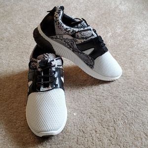 Qupid snake-print sneakers